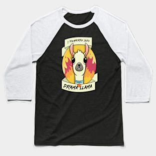 Drama Lllama Baseball T-Shirt